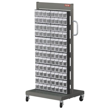 LDS INDUSTRIES Mobile Parts Cart - Flip Out Bin, 192 Bins 1010543